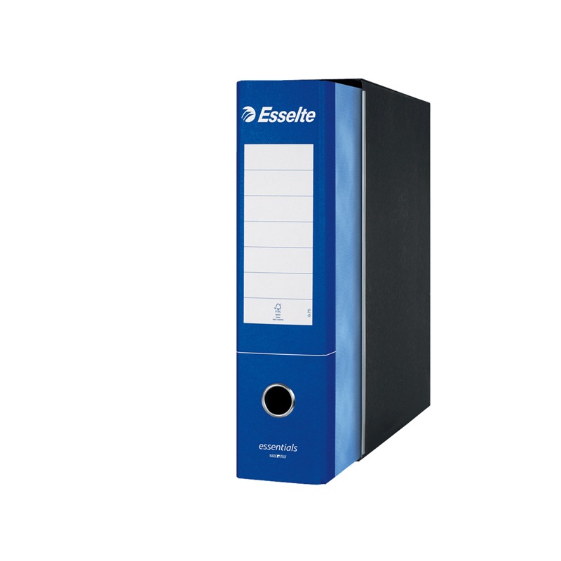 REGISTRATORE ESSELTE G75 ESSENTIAL DORSO 8 BLU