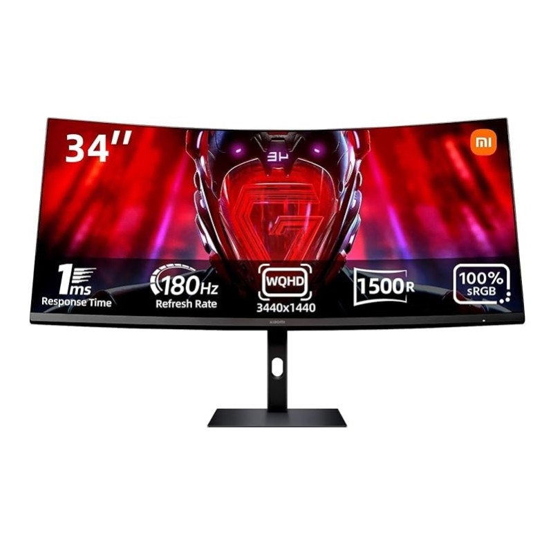 MONITOR 34" XIAOMI GAMING G34WQI LED QUAD HD 3440X1440 CURVO (C34WQBA-RGGL)
