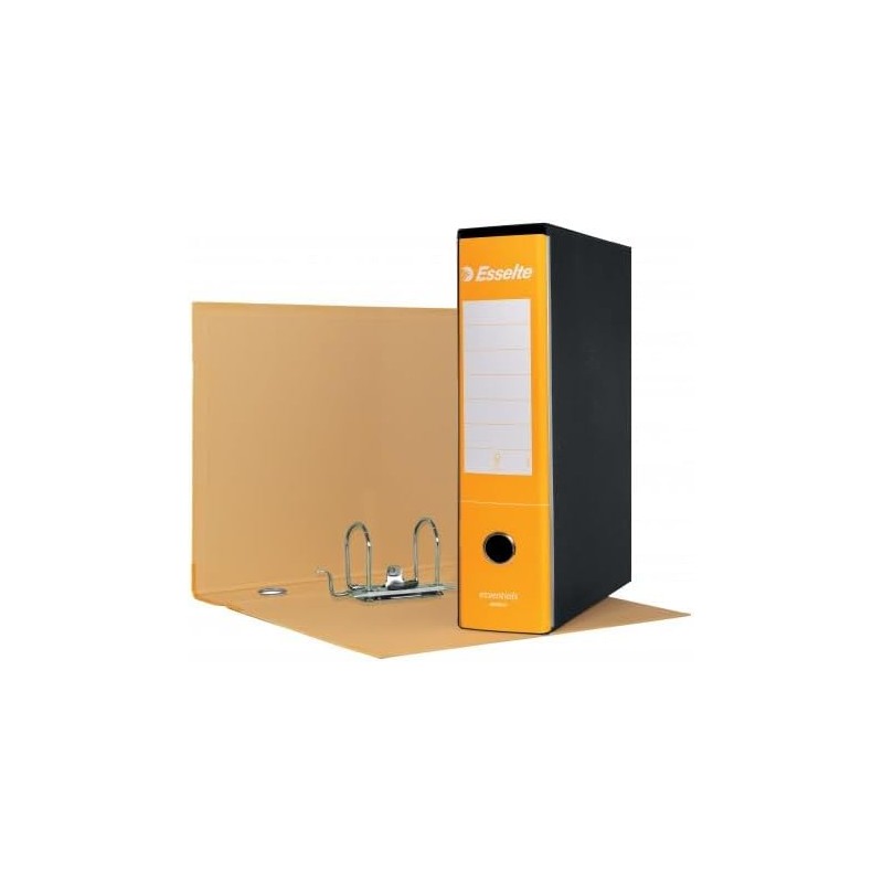 REGISTRATORE ESSELTE G75 ESSENTIAL DORSO 8 GIALLO