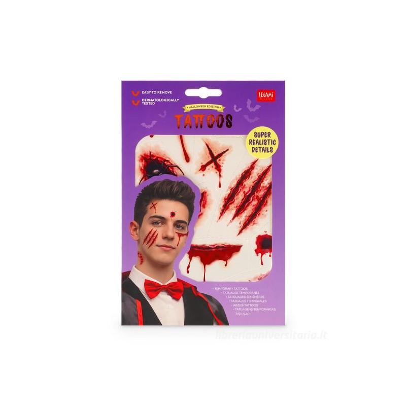 TATUAGGI TEMPORANEI LEGAMI HALLOWEEN TATTOOS VSFT0001