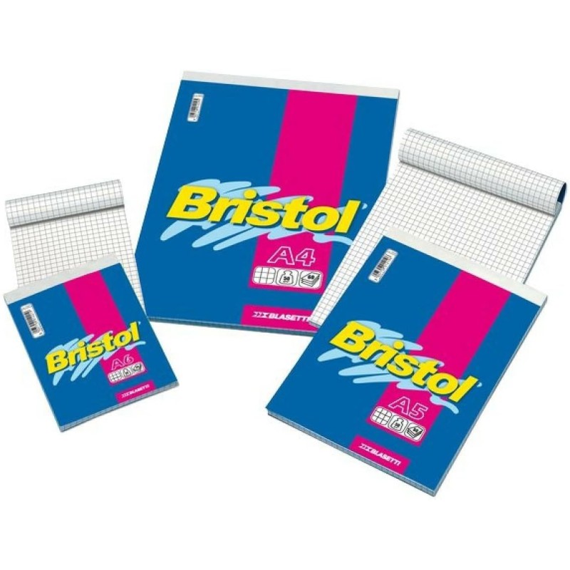 BLOCK NOTES A5 BLASETTI BRISTOL 5 MM 1028 15X21 60FG 50GR